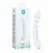 Gildo No. 31 Double-Ended Glass Intimate Massager, Curved, Transparent