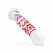 Gildo Glass Intimate Massager No. 30 with Decorative Red Hearts, Clear
