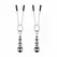 Bedroom Fantasies Silver Adjustable Pressure Nipple Clamp Set