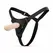 TOYJOY Strap-On System Adjustable Silicone Harness Black 18 cm