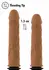 HIDDEN DESIRE INFERNO Double Thrusting Silicone Intimate Machine, Remote, 5cm