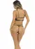 Lurex Dreams 2-Piece Bra Set Black - Shimmering Soft Cups & Strappy Bottoms M/L