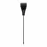 Ouch! Black Whip 42.5 cm - Faux Leather Handle & Wide Tip Impact Tool
