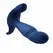 Evolved True Blue Dual Motor Vibrating Massager Blue Silicone