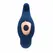 Evolved True Blue Dual Motor Vibrating Massager Blue Silicone