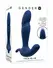 Evolved True Blue Dual Motor Vibrating Massager Blue Silicone