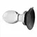 Evolved Crystal Ball Plug - Clear Silicone Base, Smooth Plastic Shape