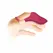 Frisky Finger компактен акумулаторен вибратор за пръст, розов