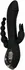 Evolved Trifecta Multi-Motor Silicone Vibrator Black Waterproof