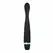 Evolved Skinny Curved Silicone Vibrator Black - 10 Modes, Waterproof