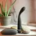 Evolved Skinny Curved Silicone Vibrator Black - 10 Modes, Waterproof
