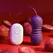 Evolved Eager Egg Remote-Controlled Vibrating Device Purple Waterproof