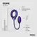 Hueman Vibrating Dual-Purpose Ring with Anal Ball Attachment