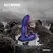 Hueman Tapping Plug Silicone Rechargeable 10 Modes Black-Purple
