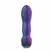 Hueman Tapping Plug Silicone Rechargeable 10 Modes Black-Purple
