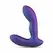 Hueman Tapping Plug Silicone Rechargeable 10 Modes Black-Purple