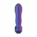 Hueman Tapping Plug Silicone Rechargeable 10 Modes Black-Purple