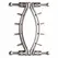 Master Series Spread 'Em Poker Adjustable Stainless Steel Intimate Clamp