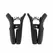 Bedroom Fantasies Vibrating Nipple Clamps Black - Wireless Adjustable Set