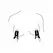 Bedroom Fantasies Vibrating Nipple Clamps Black - Wireless Adjustable Set