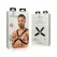 Lionel Adjustable Faux Leather Body Harness Black 26-51 cm