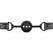 EasyToys Breathable Silicone Ball Gag Black - Adjustable Comfort Fit 4.1cm