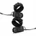 EasyToys Total Restraint Set Black - Adjustable Synthetic Leather Kit