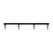 Ouch! Adjustable Spreader Bar Black - Anodized Aluminum, 41-62 cm