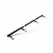 Ouch! Adjustable Spreader Bar Black - Anodized Aluminum, 41-62 cm