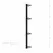 Ouch! Adjustable Spreader Bar Black - Anodized Aluminum, 41-62 cm