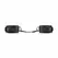 Ouch! Faux Leather Adjustable Ankle Cuffs Black 21-33 cm