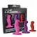 Nexus G-Play Plus Trio Set - 3-Size Silicone Intimate Vibrators, Black