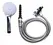 CleanStream Deluxe Intimate Hygiene Set 5-Mode, 144 cm Hose, Silver