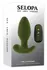 SELOPA THE COLONEL Vibrating Plug Silicone Remote Control Black 10.2cm