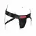 No-Parts Taylor Adjustable Strap-On Harness Double O-Ring System, Black