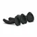 Blush Novelties Temptasia Twist Silicone Set 3 Sizes Suction Base Purple