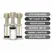 Blush Temptasia Twist Adjustable Suction Set 3pcs Transparent Acrylic