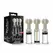 Blush Temptasia Twist Adjustable Suction Set 3pcs Transparent Acrylic