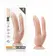 Dr. Skin Double Model 8.5'' Vanilla - Dual Intimate System, PVC