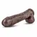 Dr. Skin Mr. Savage Intimate Device with Suction Base 29 cm Chocolate