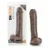 Dr. Skin Mr. Savage Intimate Device with Suction Base 29 cm Chocolate