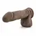 Blush Dr. Skin Mr. Magic 9” Intimate Machine with Suction Base - Chocolate