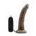 Blush Dr. Skin Dr. Dave Vibrating Model with Suction Base Chocolate 18cm