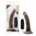 Blush Dr. Skin Dr. Dave Vibrating Model with Suction Base Chocolate 18cm