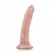 Dr. Skin анатомично PVC дилдо с вендуза, ванилия, 17,8 см