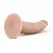 Dr. Skin анатомично PVC дилдо с вендуза, ванилия, 17,8 см