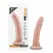 Dr. Skin анатомично PVC дилдо с вендуза, ванилия, 17,8 см