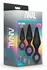 Blush Novelties Anal Adventures Platinum Silicone Plug Set 3 Sizes