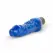 Jelly Infinity Vibrator Blue - Flexible Silicone Model with Veined Texture