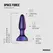 Hueman Space Force Silicone Vibrating and Thrusting Plug, Waterproof